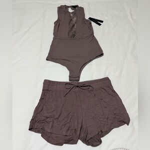 Zara Women's Taupe Intimate Set